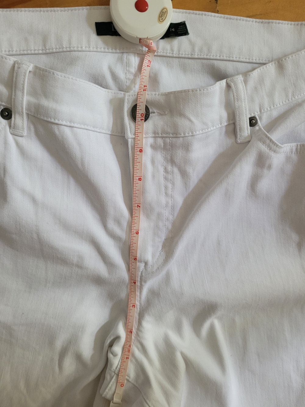 Ralph Lauren Women's White Straight-Leg Jeans - Picture 7 of 8